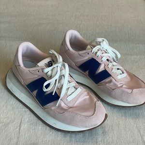 New Balance 237 Pink with Blue N Size 7.5